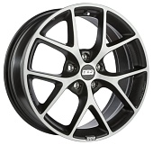 BBS SR 029 8,5x19 5x114,3 ET 45 Dia 82 (satin himalaya-grey)